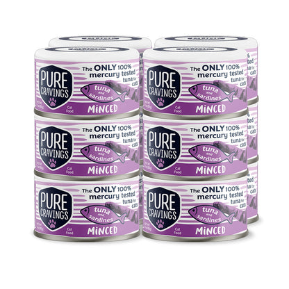 Minced Tuna and Sardines case
