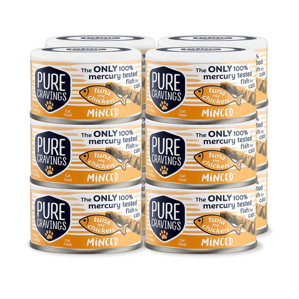 Minced Tuna and Chicken case