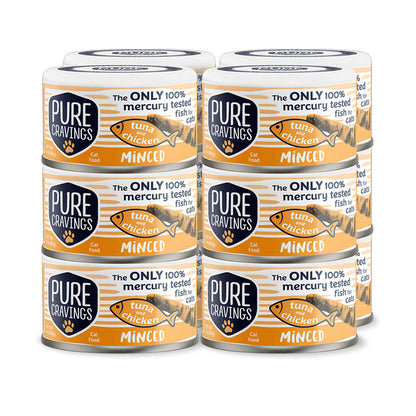 Minced Tuna and Chicken case