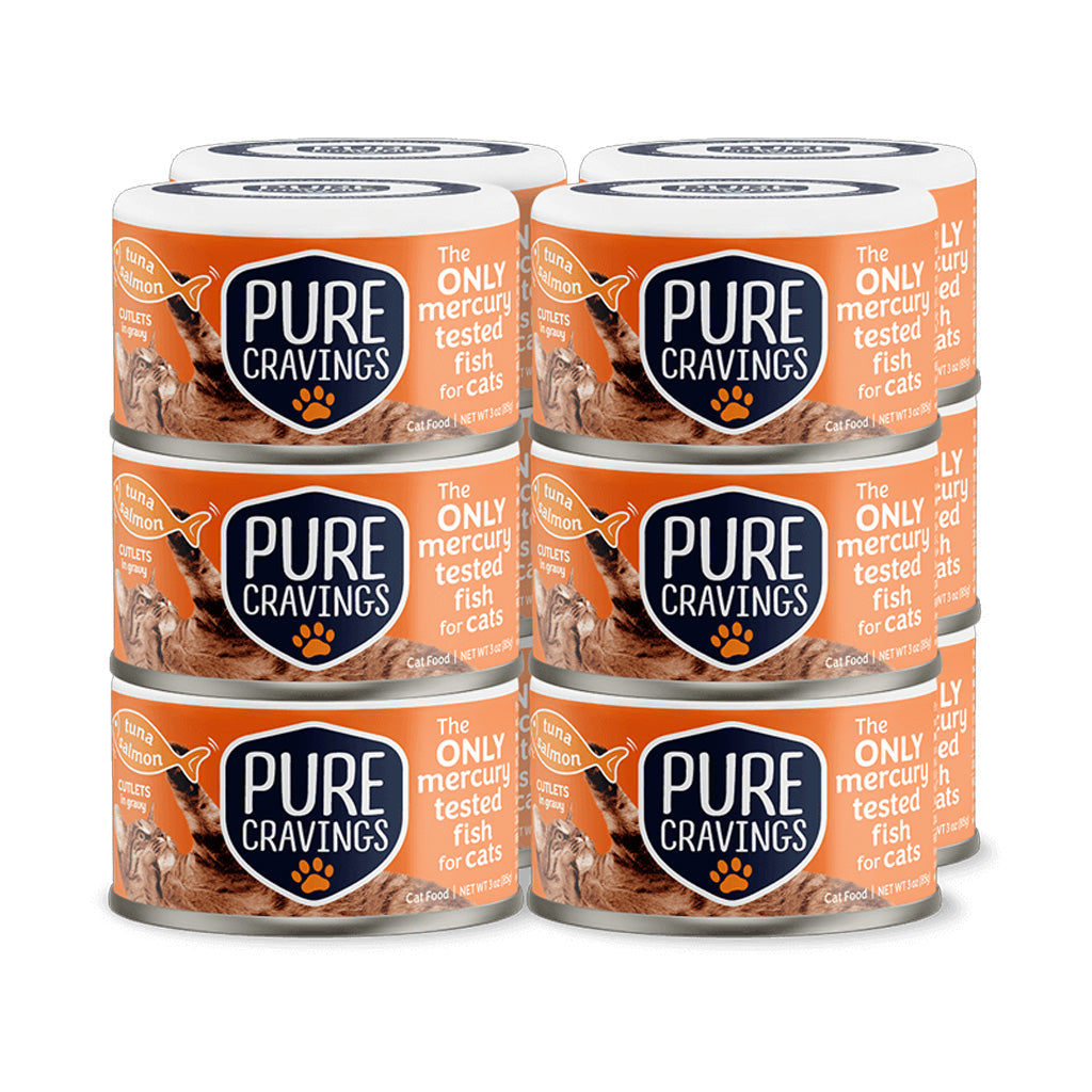 Wild Tuna & Salmon, Cutlets in Gravy case