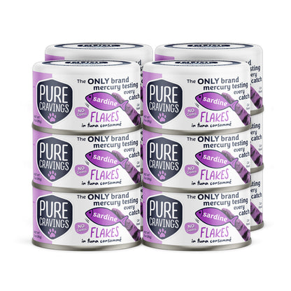 Sardine Flakes in Tuna Consommé case