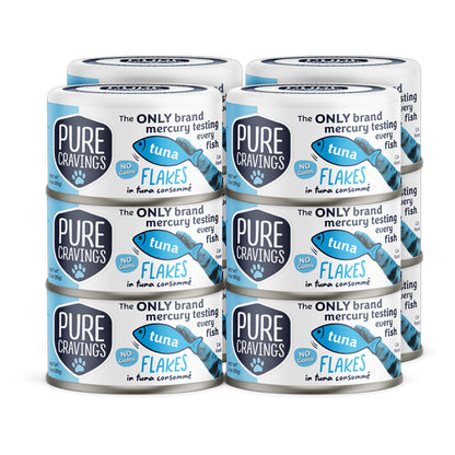 Tuna Flakes in Tuna Consommé cans case of 12