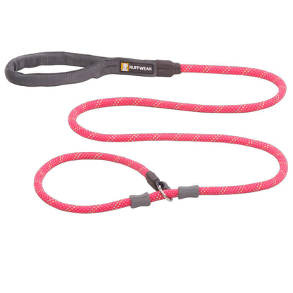 Just-a-Cinch Reflective Slip Leash 5ft Fireweed Pink.