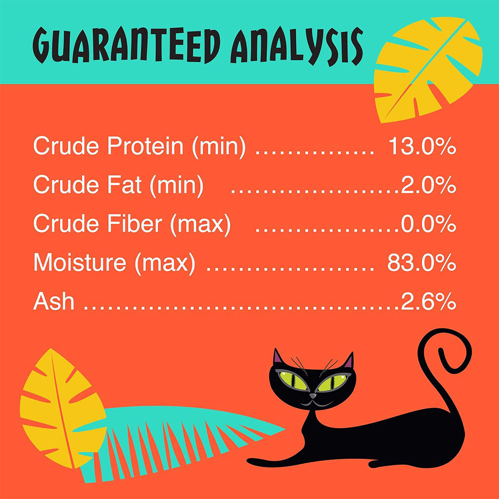 Grill Sardine Cutlets Grain-Free Canned Cat Food 2.82oz guaranteed analysis. 