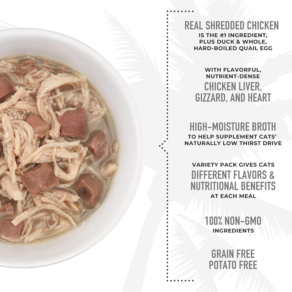 Tiki cat shreds description.