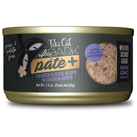 After Dark Pate+ Chicken & Duck Grain-Free Canned Food 2.8oz