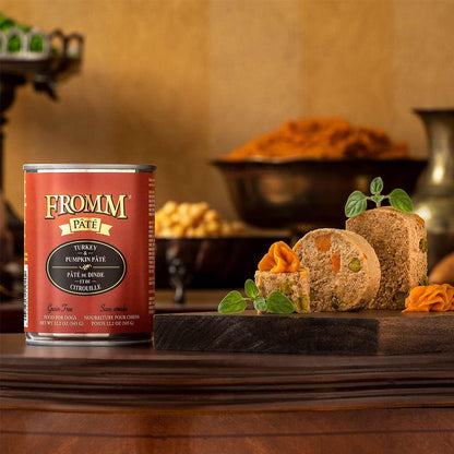 Pate Turkey & Pumpkin Canned Food for Dogs 12.2oz 