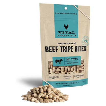 Freeze-dried Beef Tripe Treats 2.3oz