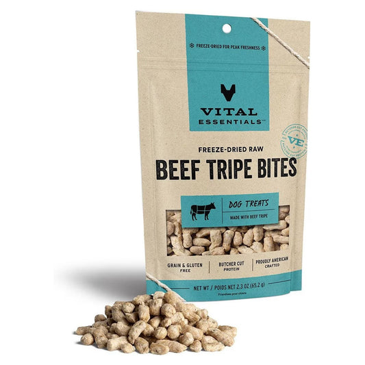 Freeze-dried Beef Tripe Treats 2.3oz
