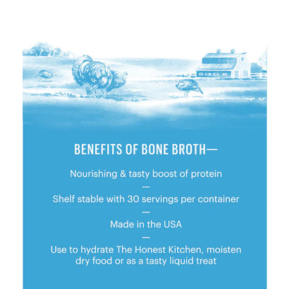 Daily Boosters Turkey Bone Broth 3.6oz benefits highlighted