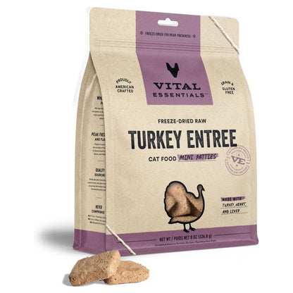 *Turkey Dinner Mini Patties Freeze-Dried for Cats
