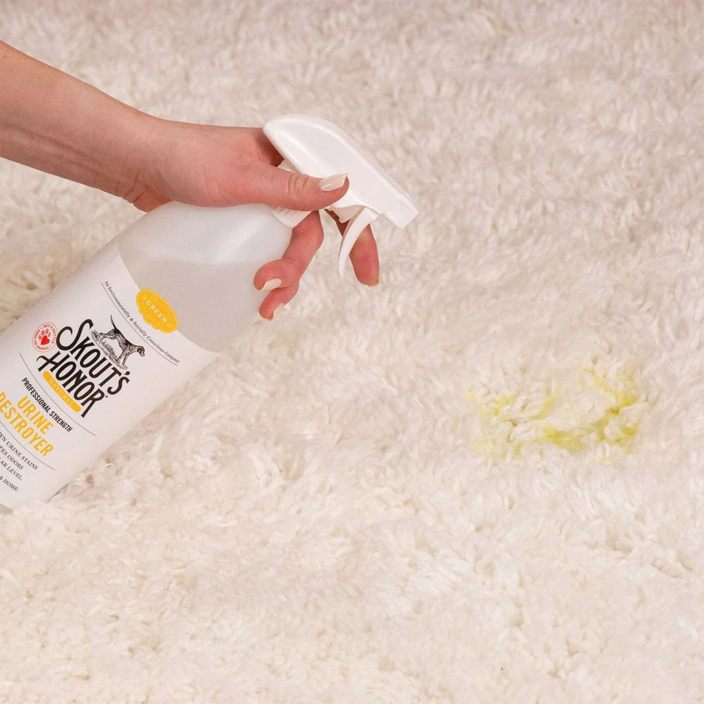 Pet Urine Destroyer 35oz in use
