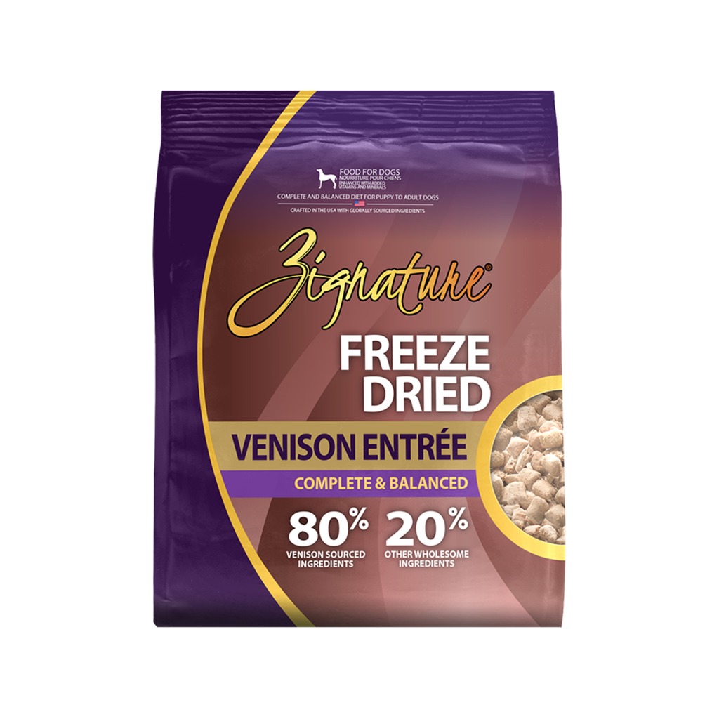 Zignature Freeze-Dried Venison Entrée Dog Food, 4 oz