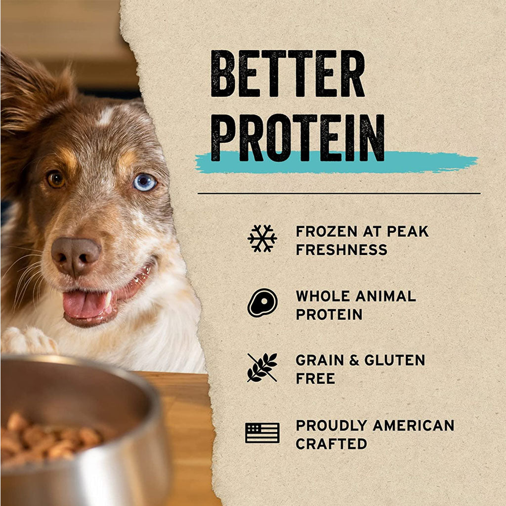 Freeze-dried Beef Tripe Treats 2.3oz frozen at peak freshness , whole animal protein, grain and gluten free, American crafted.