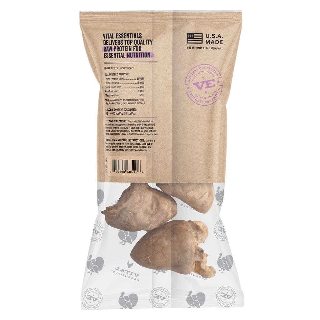 (Raw Bar) Freeze-dried Turkey Hearts 1.6oz