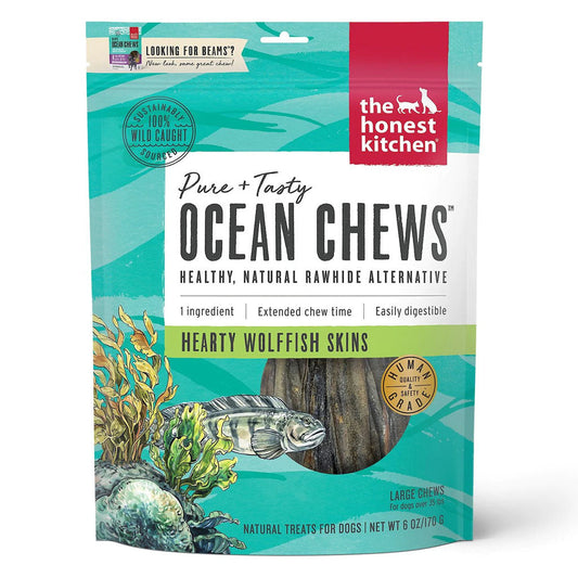 Ocean Chews Wolffish Skin Chews