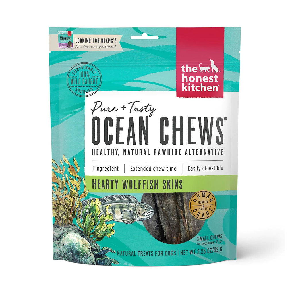 Ocean Chews Wolffish Skin Chews 3.25 oz 