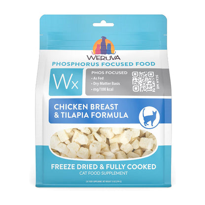 *Wx Phos Focused Chicken Breast & Tilapia Formula Grain-Free Freeze-Dried Cat Food