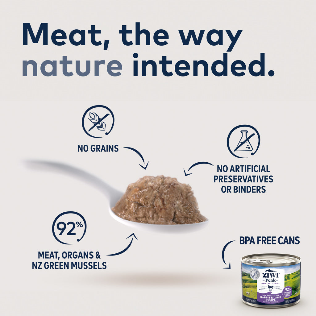 Meat the way nature intended. 
No grains 
No artificial preservatives.
