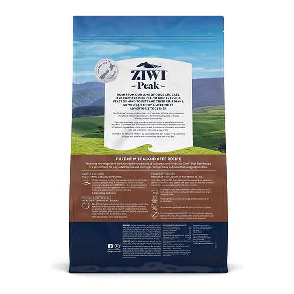 ZIWI Peak Beef Grain-Free Air-Dried Dog Food
