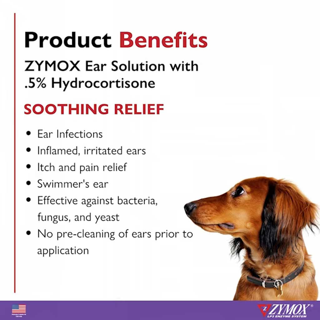 Enzymatic Ear Solution 1.25oz product benefits. Soothing relief from ear infections, inflamed and irritated ears, swimmers ear, bacteria fungus and yeast.